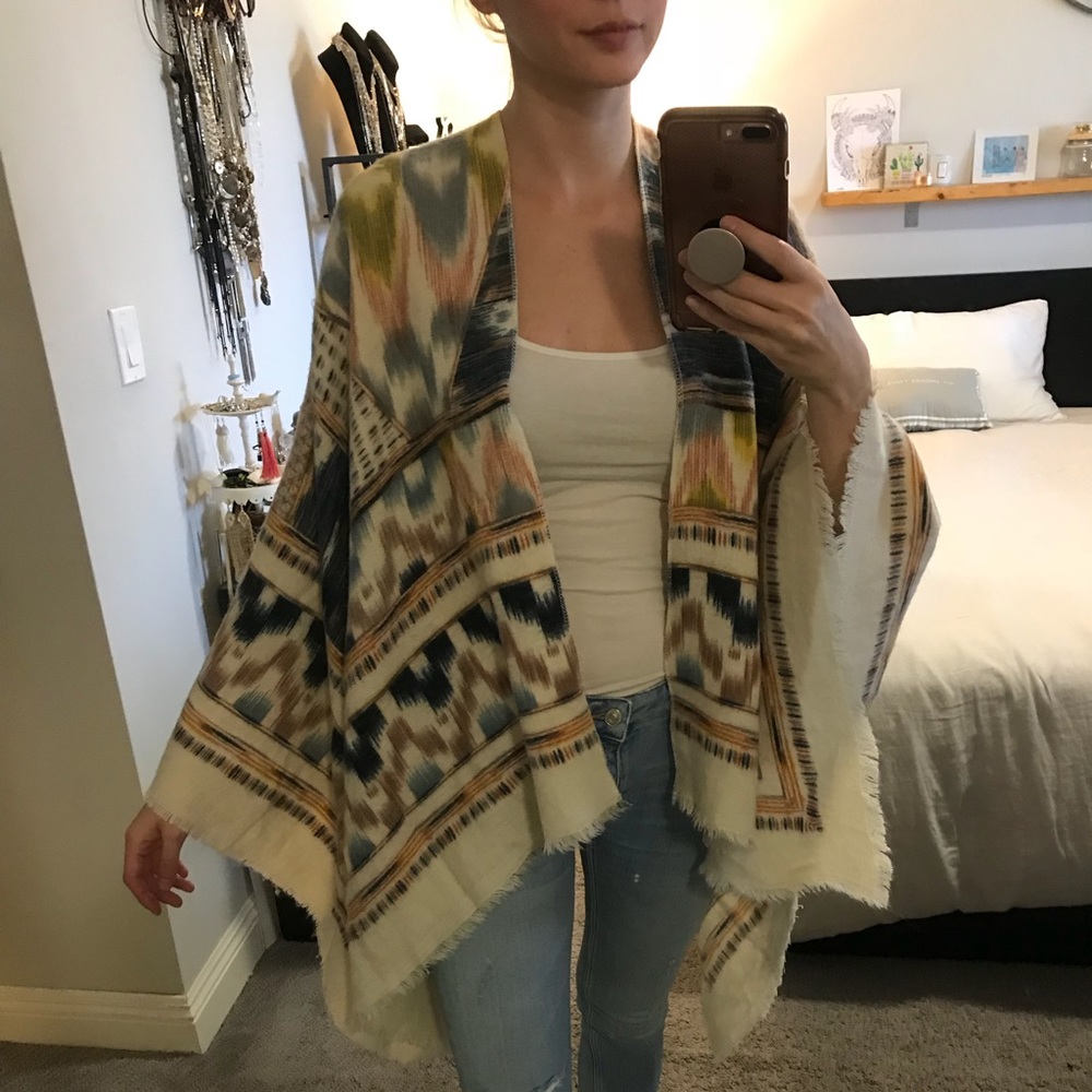 Printed Blanket Scarf